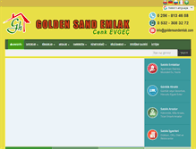 Tablet Screenshot of goldensandemlak.com